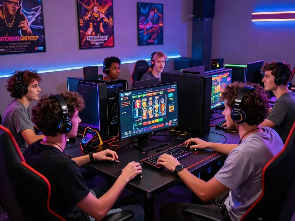 Exciting gaming session in a modern setup highlighting a uk casino not on gamstop experience.