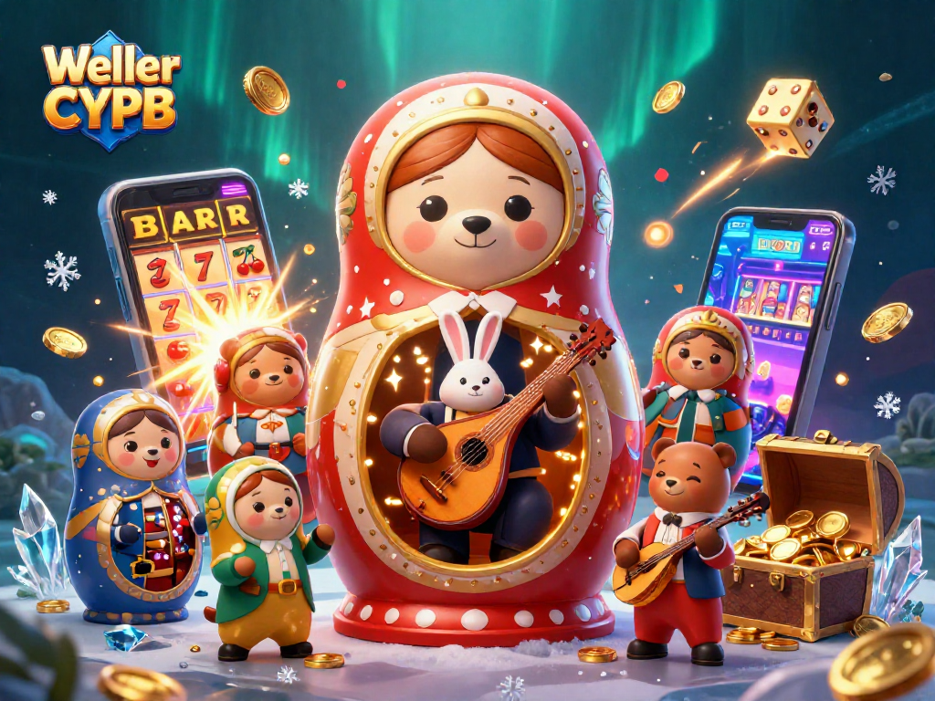 Spin the reels with Weller CYPB while exploring extravagant casino elements in vibrant 3D style.