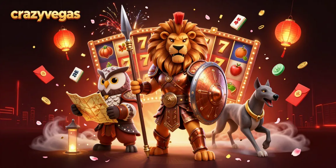 Experience the excitement of crazyvegas with dynamic slot reels and vibrant casino elements.