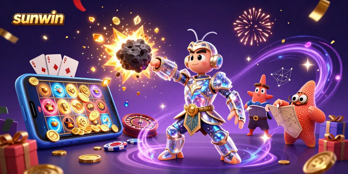 Engage in thrilling adventures with sunwin as the galactic samurai mantis shrimp strikes golden coins and gems.