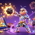 Engage in thrilling adventures with sunwin as the galactic samurai mantis shrimp strikes golden coins and gems.